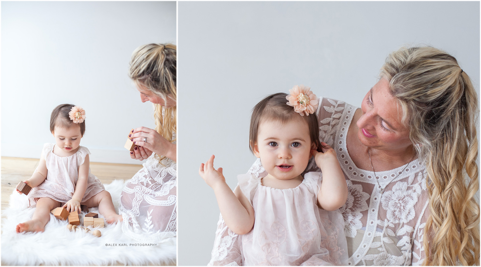 A mother talks to her baby | Alex Karl Photography | Palm Beach Family Photographer