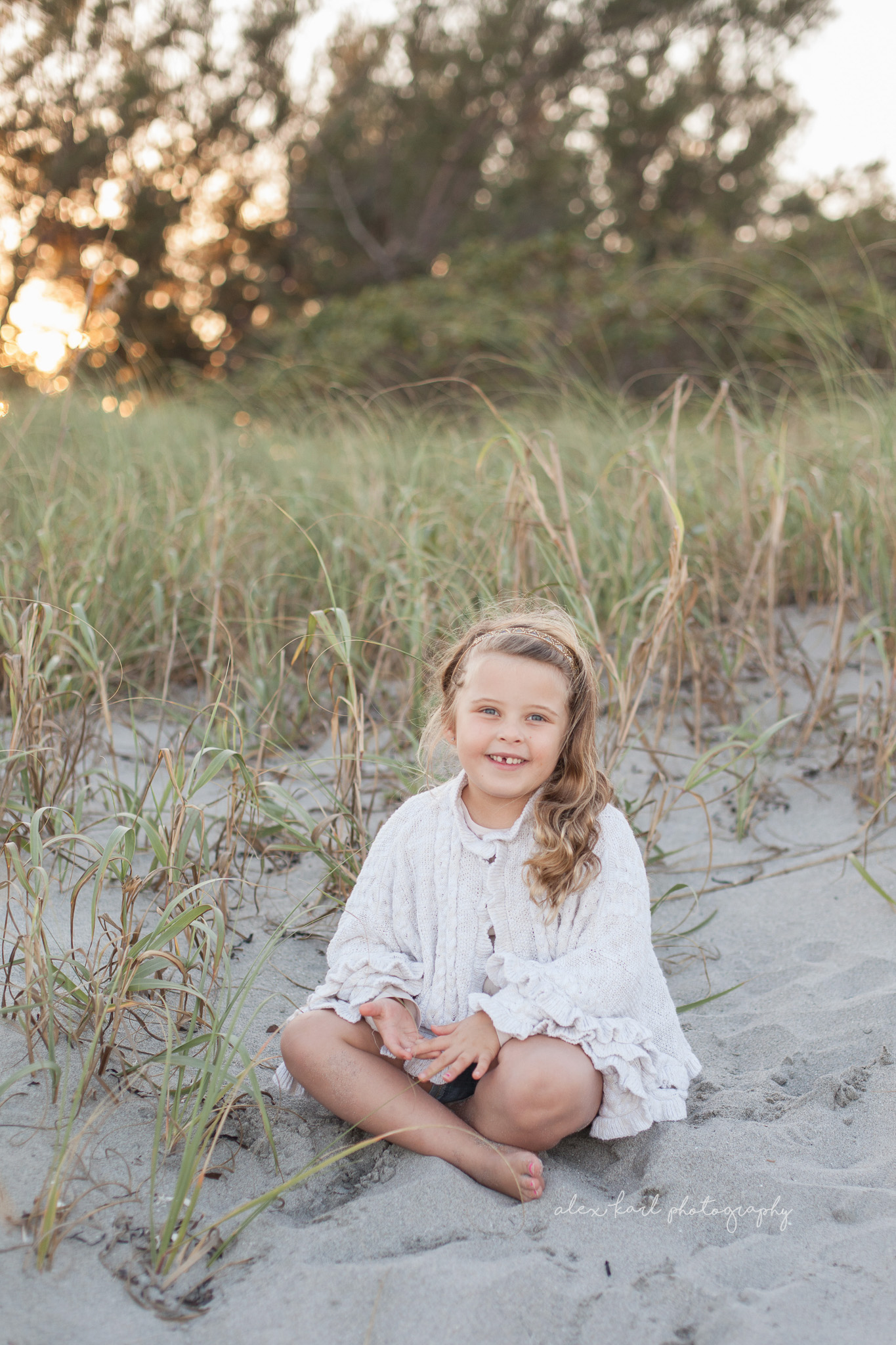 A girl sits | Alex Karl Photography | Palm Beach Family Photographer