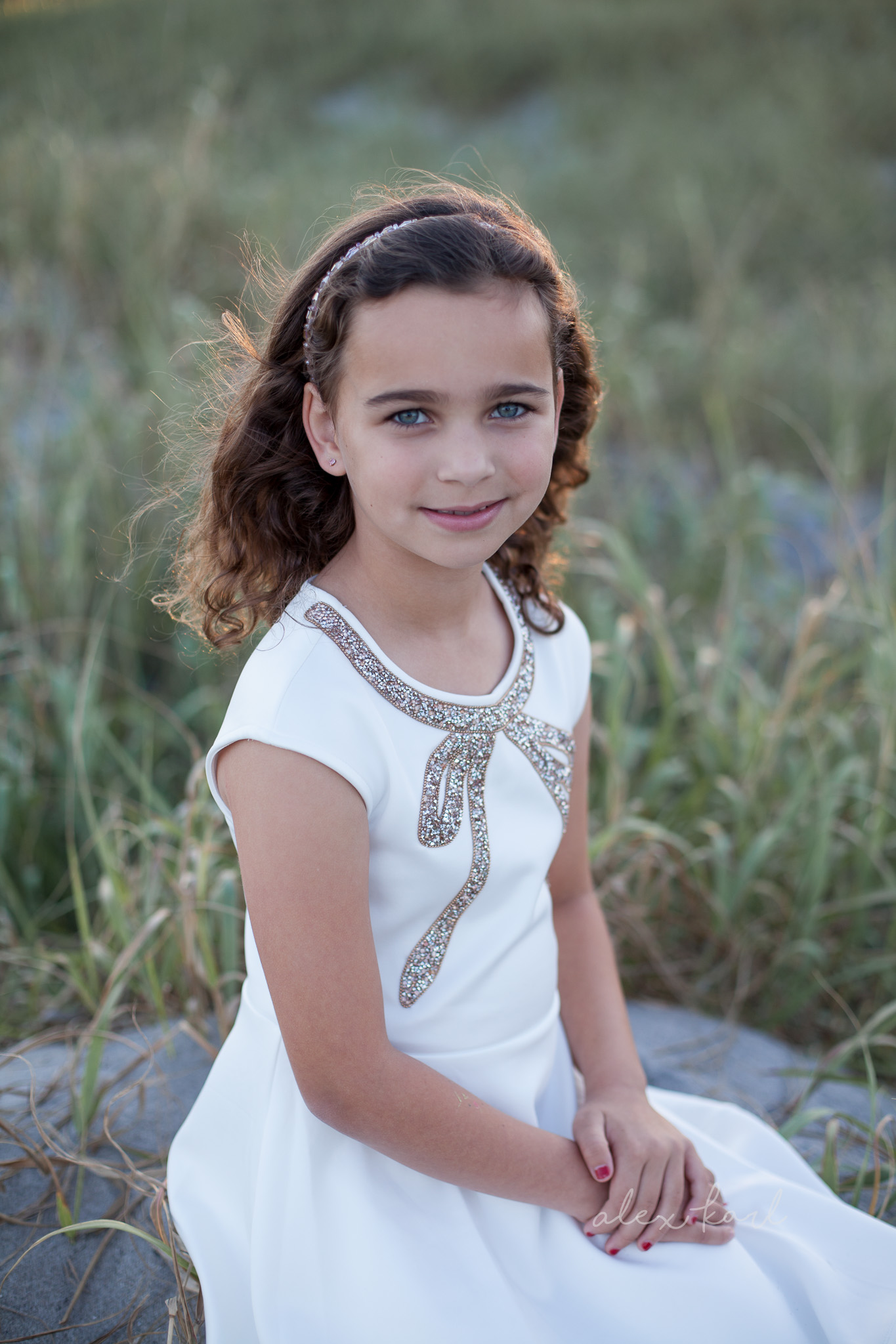 A child smiles sweetly | Alex Karl Photography | Palm Beach Family Photographer